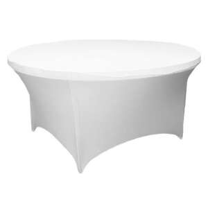 ROJAPLAST HUZAT VENDÉGLÁTÓ ASZTALOKHOZ - FEHÉR, Ø 180 cm