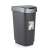 Coș de gunoi Rotho Twist 25L, gri, cu capac, pentru bucătărie, baie, birou