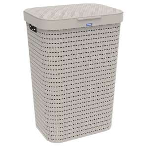 ROTHO COUNTRY 55L Cappuccino Színű Szennyeskosár Fedővel - Rotho