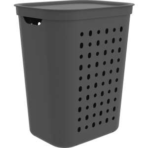 ROTHO JONA 55L Antracit Színes Szövetkosár Fedéllel - Rotho