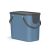 Rotho Albula 25L blauer Recyclingbehälter mit Deckel und Griffen