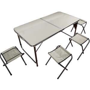 ROJAPLAST összecsukható kemping bútor garnitúra, 1 x asztal + 4 x szék () 56599861 