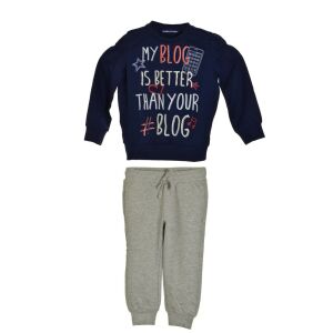 Original Marines Fiú Melegítőszett - 'My Blog' Felirattal - 98-as méret 130490195 - Original Marines