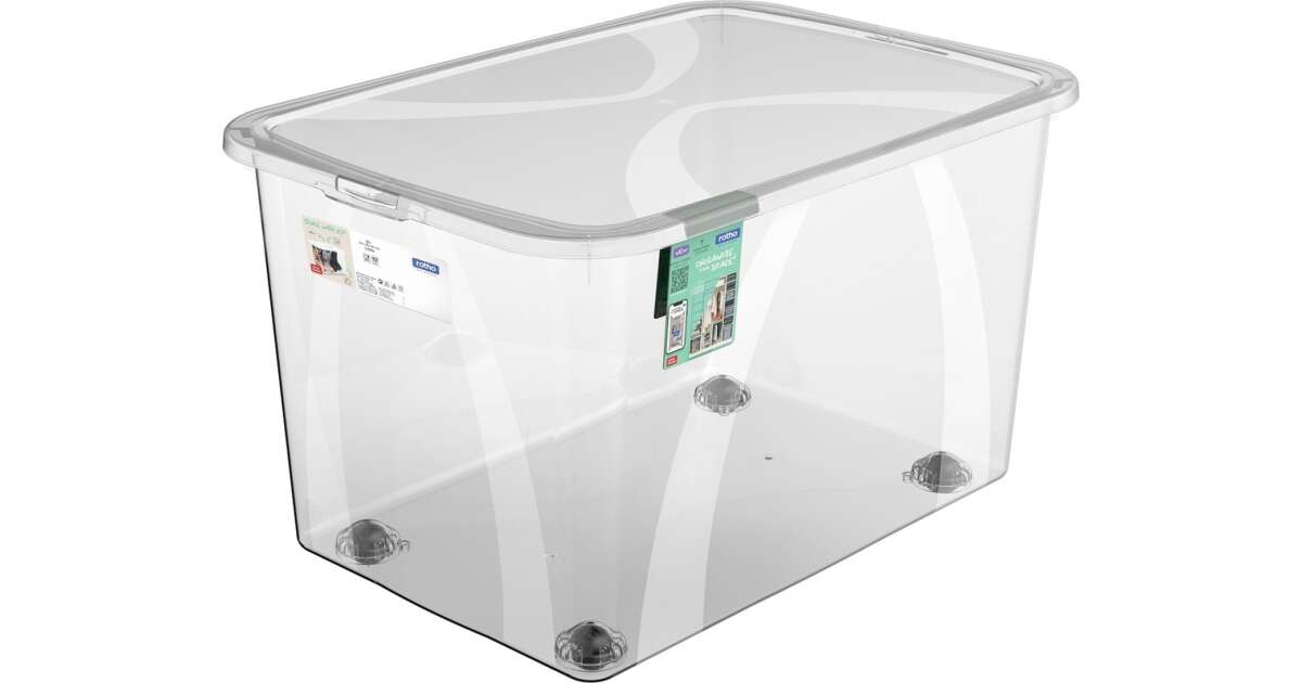 ROTHO LONA Tárolódoboz - Átlátszó - 50 Liter | Pepita.hu