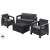 Allibert Corfu Box Kerti Bútor Garnitúra - 4 Fő 56600806