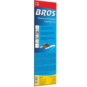 Bros légyfogó lap, 5 db, vegyszermentes, ragacsos légyfogó - Rovarcsapda