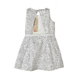 Boboli Grey Flower Print Girl Dress – 104 127394491 - Boboli