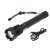 X-BALOG P160 BL-X74-P160 rechargeable LED flashlight, black, with zoom, waterproof, 8000LM, with USB cable
