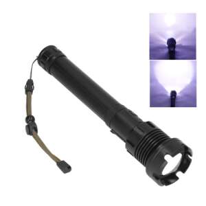 X-BALOG P160 BL-X74-P160 wiederaufladbarer LED-Taschenlampe, schwarz, mit Zoom, wasserdicht, 8000LM - Taschenlampen & Stirnlampen