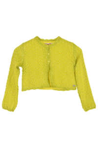 Zöld kötött kislány boleró csillogó szálal, Bobol márka - Boboli