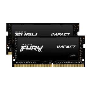 Kingston Fury Impact 64GB DDR4 SODIMM Laptop memória, 2x32GB, 3200MHz - Kingston