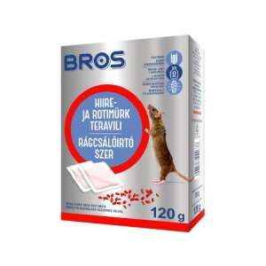 Otravă pentru șobolani și șoareci Bros, 120g, miros de porumb, 6 x 20g pliculețe - Produse pentru deratizare