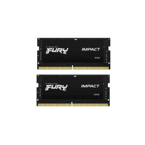 Kingston Fury Impact KF548S38IBK2-64 64GB DDR5 SODIMM laptop memória, 2x32GB, 4800MHz - Kingston