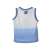 Back view of Boboli boys' sleeveless shirt with diving print, blue and white, size 68