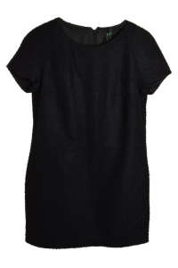 Rochie neagră Benetton pentru femei cu mâneci scurte - Îmbrăcăminte pentru femei