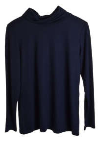 Dark blue Comma women's turtleneck sweater - Women's Sweater
