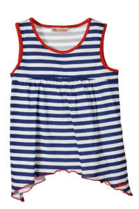 Brums girls blue and white striped sleeveless dress - Kids' Tank Top