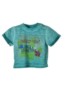Boboli boys green t-shirt with jungle adventure print - Boboli