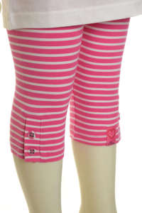 s. Oliver rózsaszín-fehér csíkos lány leggings 31385631 Gyerek rövidnadrágok - 128
