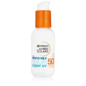 Garnier Ambre Solaire Super UV Neviditeľné sérum SPF 50+ 30ml, opaľovací krém na tvár, ochrana pred slnkom, vysoká ochrana, citlivá pokožka - Krása & Zdravie