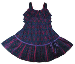 Lányruha - Kasmír Minta - Fodros - Ujjatlan 31386479 - Next