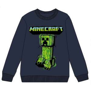 Minecraft Creeper gyerek pulóver, kék, 12 éves - Minecraft