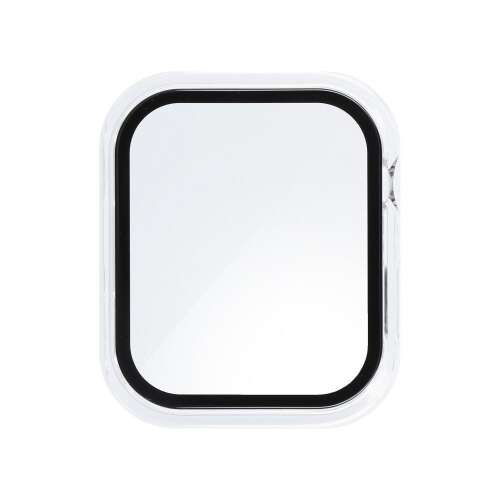 Apple Watch 7/8 41mm tempered glass screen protector case, clear frame, Bestsuit