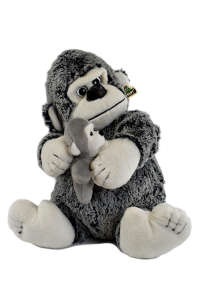 Paws Plüss Snowy gorilla és babája 50cm