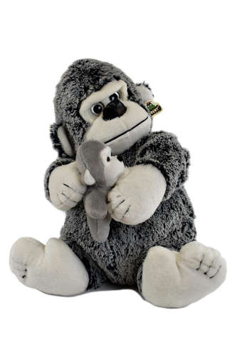 Paws Plüss Snowy gorilla és babája 50cm 31386683