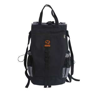 Čierny batoh na notebook Dollcini s viacerými vreckami a polstrovaným priestorom na notebook - Batohy