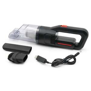 HQ-01 vezeték nélküli autós porszívó tartozékokkal, beleértve a kefés tartozékot, a töltőkábelt és a tároló tokot - Madam