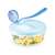PAPU PAPI children's travel bowl with spoon, blue 56766299