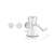 HANDY manual meat grinder with 3 different attachments, white