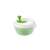 HANDY salad spinner, green and white, for drying lettuce and other greens