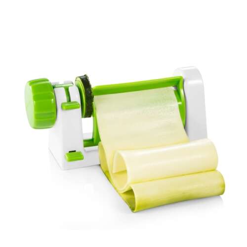 HANDY Slicer for long slices, green and white, making long thin slices of cheese, cucumber, apple, and more