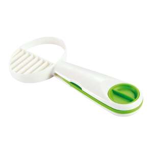 HANDY avocado slicer, white and green, 3 in 1, pit remover, slicer, scooper - Handheld slicer