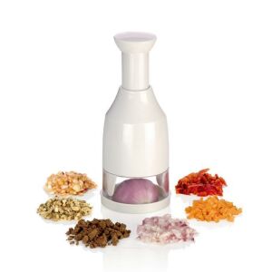 HANDY food chopper with chopped vegetables, manual chopper - Handheld slicer