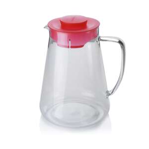 TEO 2.5 liter glass pitcher with red lid - Serving