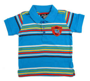 Minoti galléros fiú Póló - Csíkos #kék 31387742 - Divat & Öltözködés