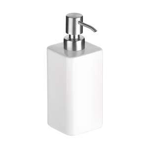 Stainless steel and ceramic soap dispenser, 350 ml - Dish sponge