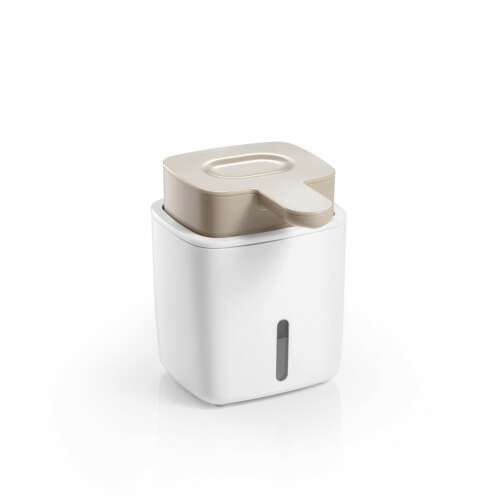 Dispenser de săpun LAGOON, 160 ml, alb și bej, pentru baie