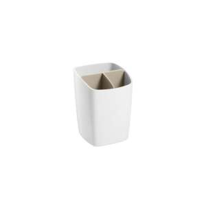 LAGOON Toothbrush and Toothpaste Holder, White - Toothbrush holder