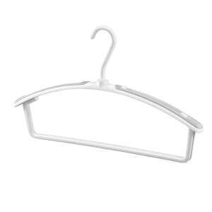 Tescoma FANCY HOME white plastic hanger with trouser bar, 3 pack - Tescoma