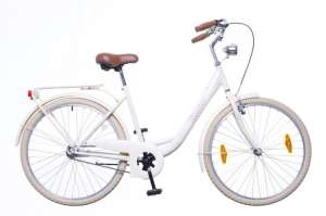 Neuzer Plattensee Premium 26 1S Damen Urban Bike 26" #cream-braun