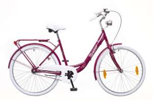 Neuzer Balaton Premium 26 1S női Városi Kerékpár 26" #padlizsán-fehér