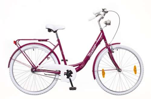 Neuzer Balaton Premium 26 1S Damen City Bike 26" #dunkellila-weiß 31387847