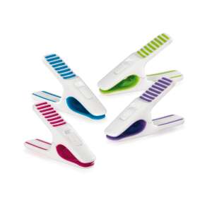 CLEAN KIT clothes pegs, 20 pieces, non-slip, strong grip, no marks, assorted colors - Tescoma