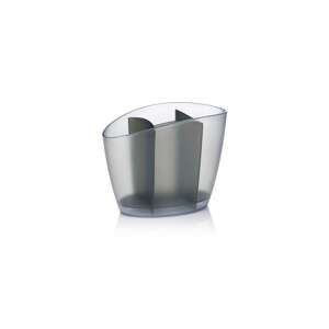 CLEAN KIT suport pentru tacâmuri, plastic transparent, 3 compartimente, pentru ustensile de bucătărie - Scurgator vase