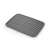 CLEAN KIT silicone dish drying mat, 42x30 cm, grey, angled view