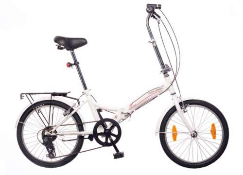 Neuzer Folding City Bicicleta pliabilă pentru femei 20" #white-black 31387957